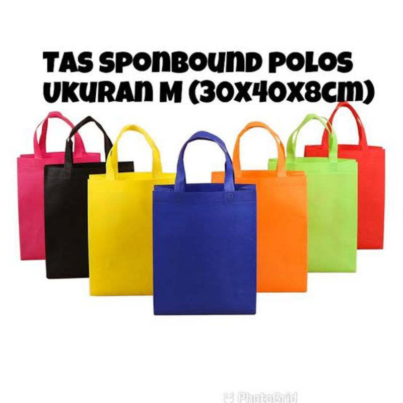 

SOUVENIR TAS GODIE BAG BAHAN SPUNBOND DENGAN SABLON