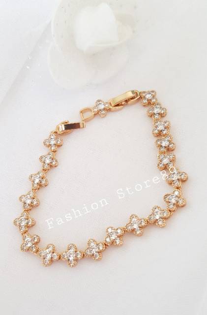 Special edition gelang import emas replica xuping full permata bestseller import