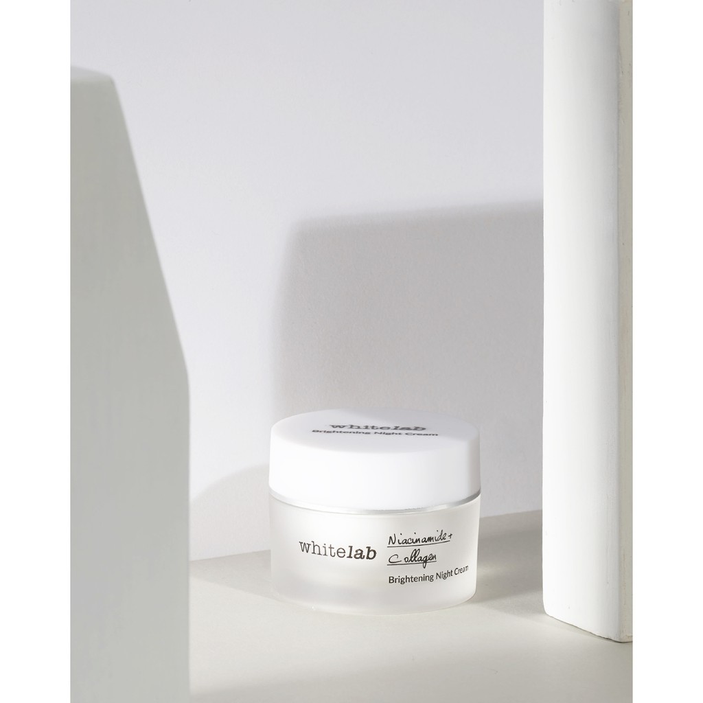 Whitelab Brightening Night Cream Perawatan Kecantikan Wajah Whitening Krim Malam Original BPOM