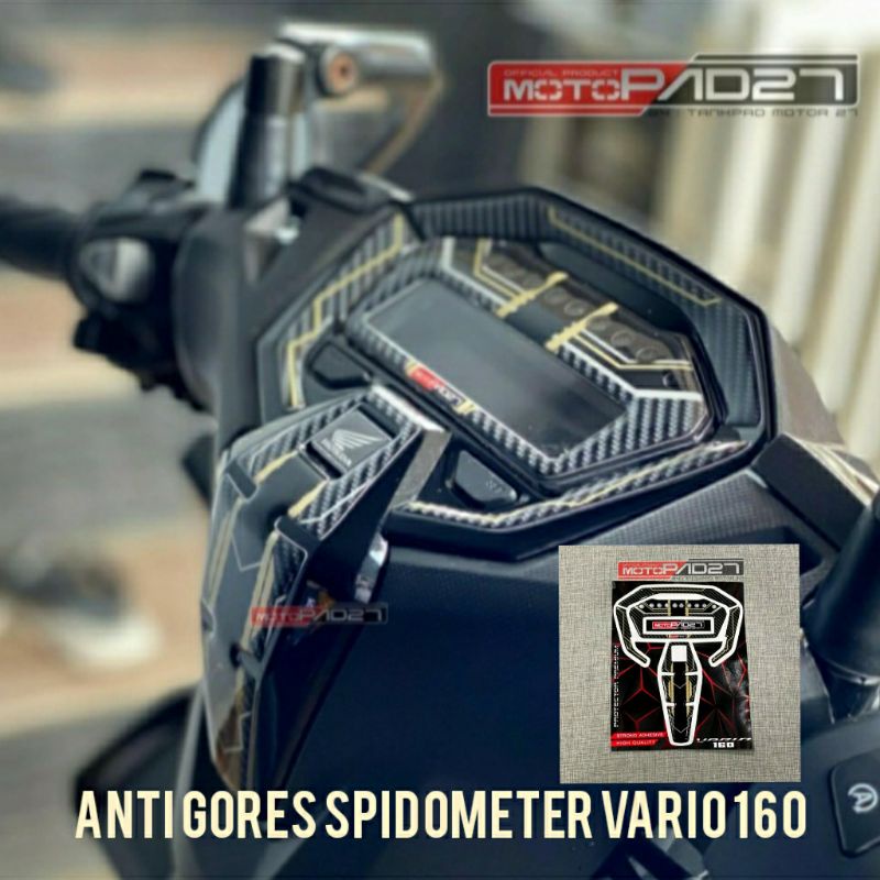 Stiker anti gores spidometer speedometer VARIO 160 anti UV sinar matahari