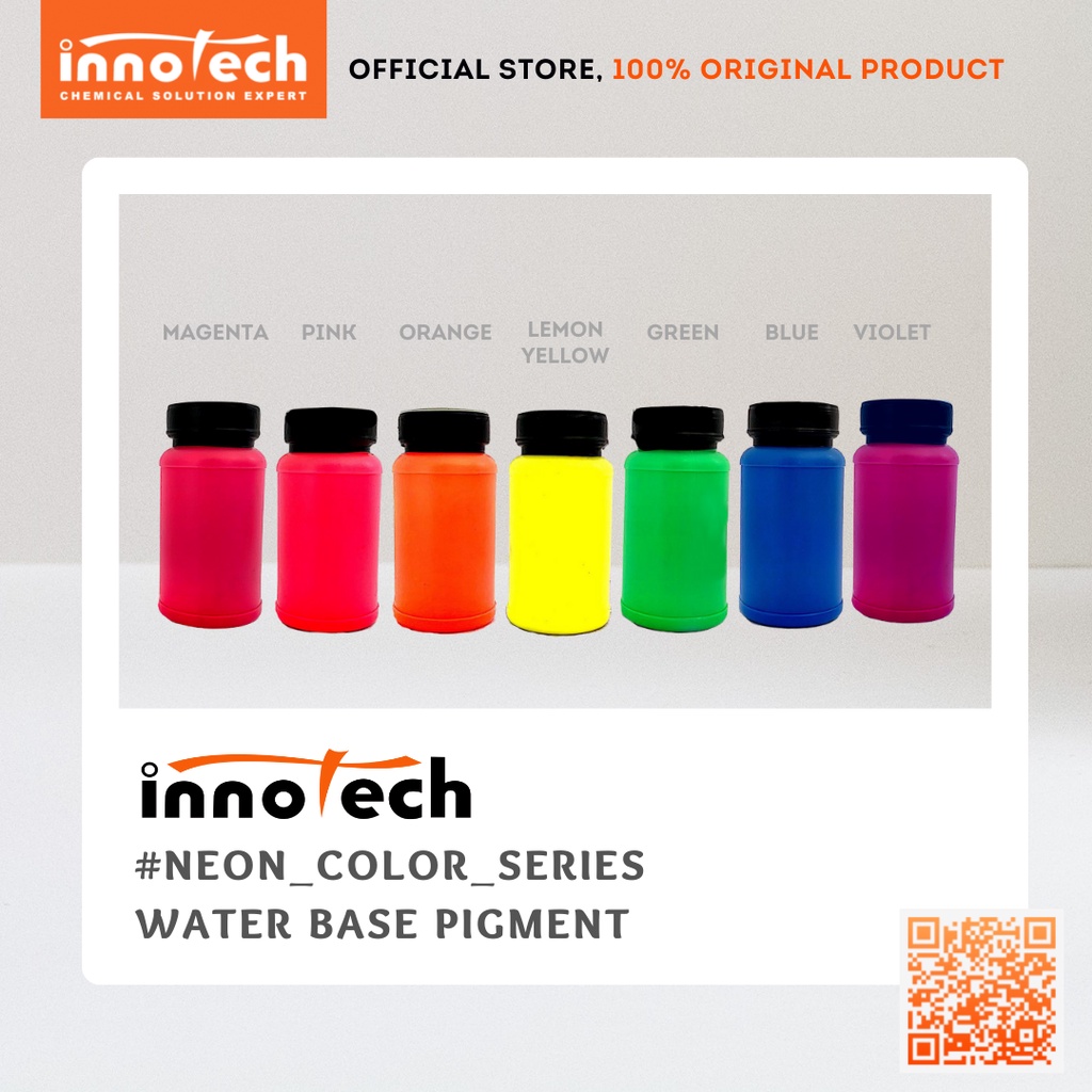 

Nano Pigment Innotech Neon (Magenta,Pink,Orange,Lemon,dll) Water Base