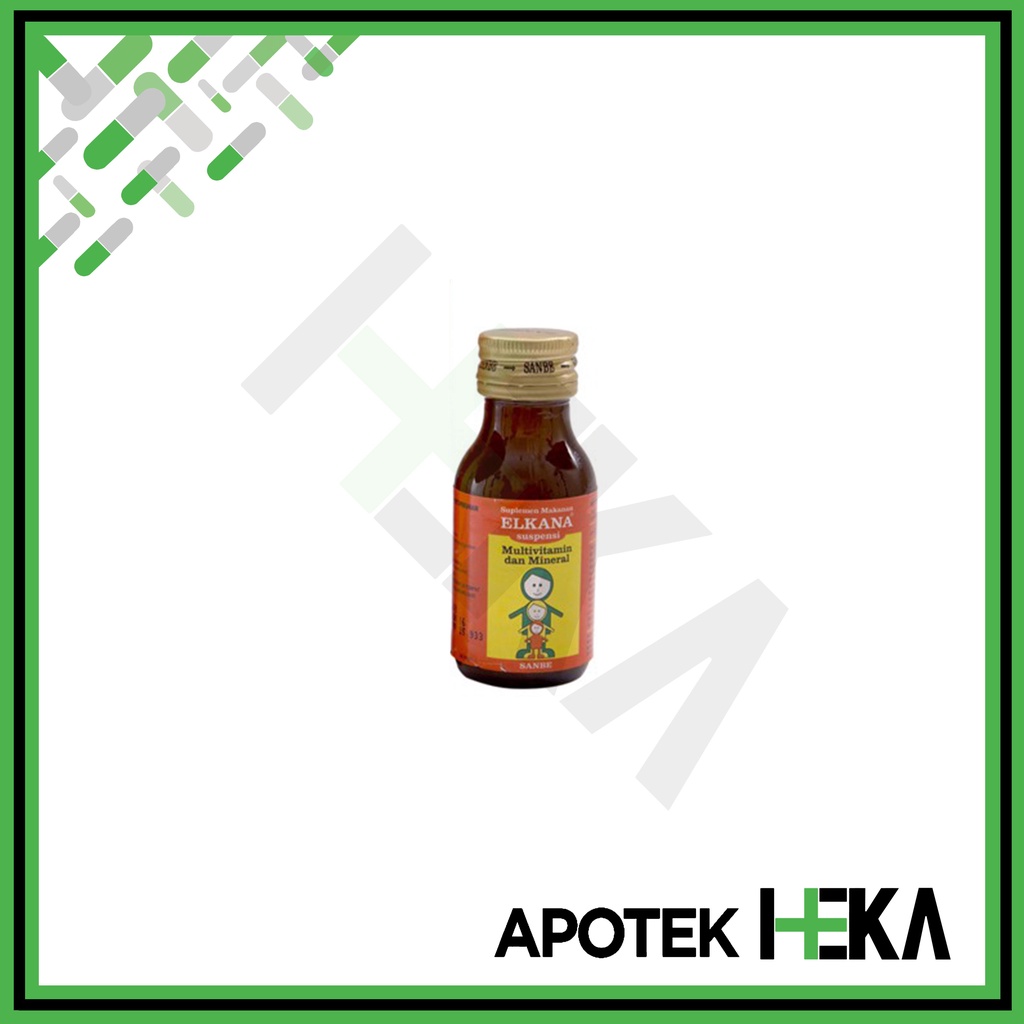 Elkana Sirup 60 ml - Multivitamin Pertumbuhan Anak (SEMARANG)