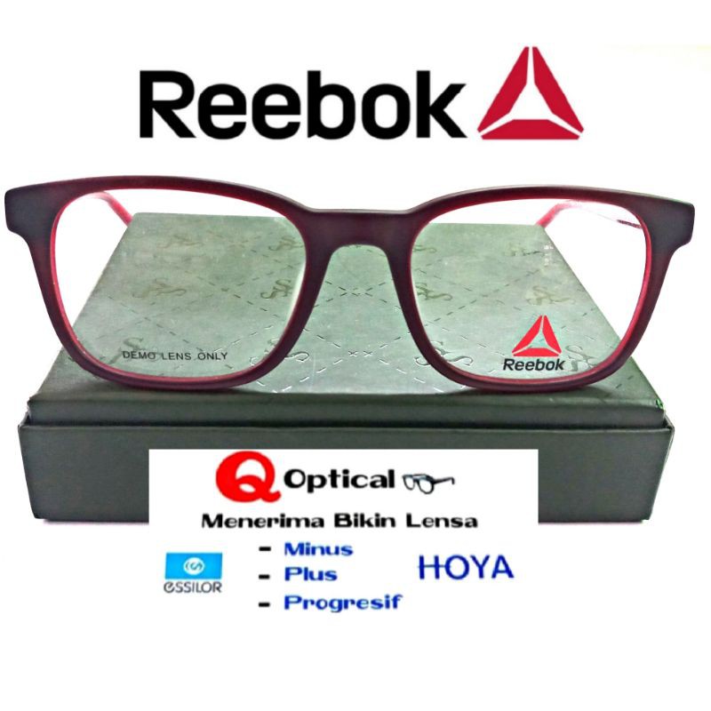 Kacamata Frame Pria Dan Wanita Original Reebok R9513AF-RED Model Elegan
