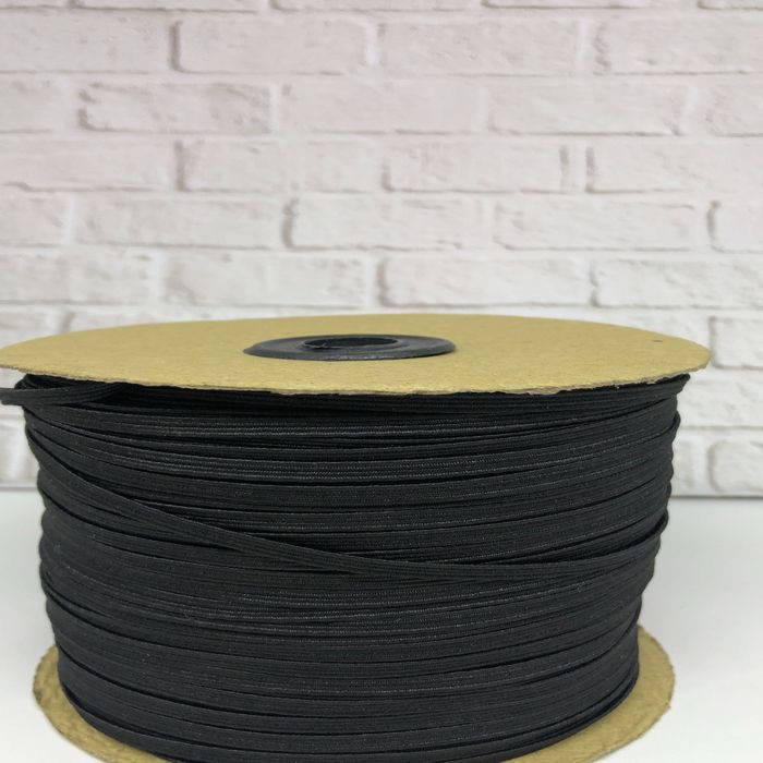 

TERLENGKAP TALI KARET ELASTIS 401/SALUR 4MM PER-ROLL - HITAM