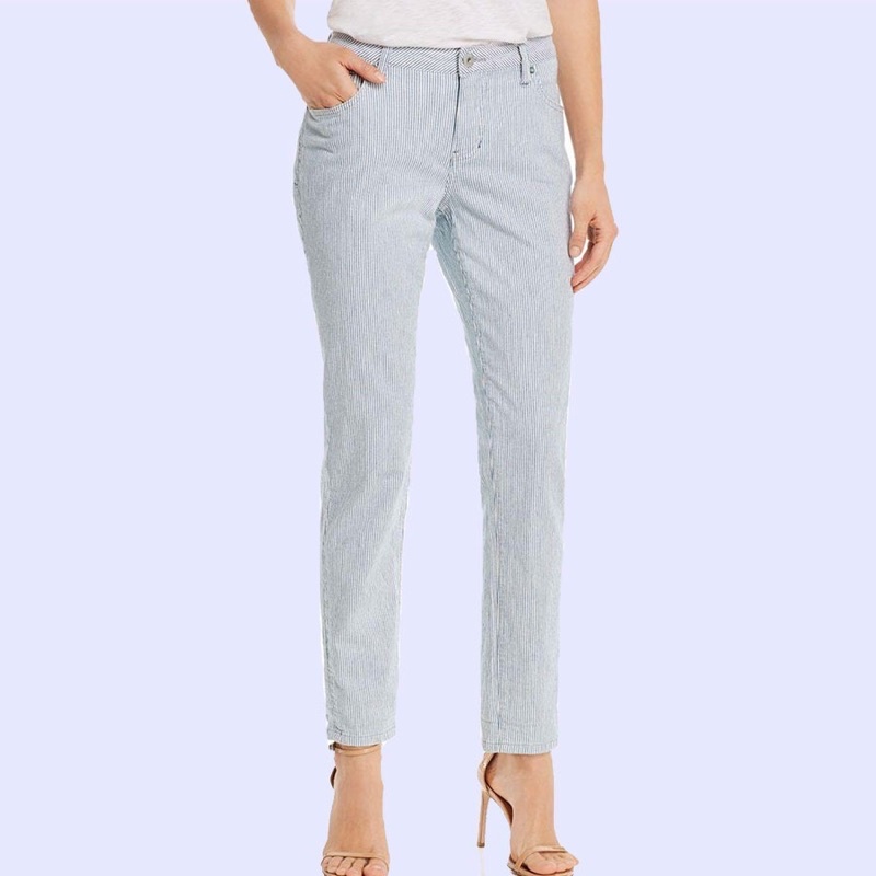 lovemecorner TALBOTS DENIM RAILROAD CELANA PANJANG WANITA BISA STRETCH BAHAN KATUN DENIM