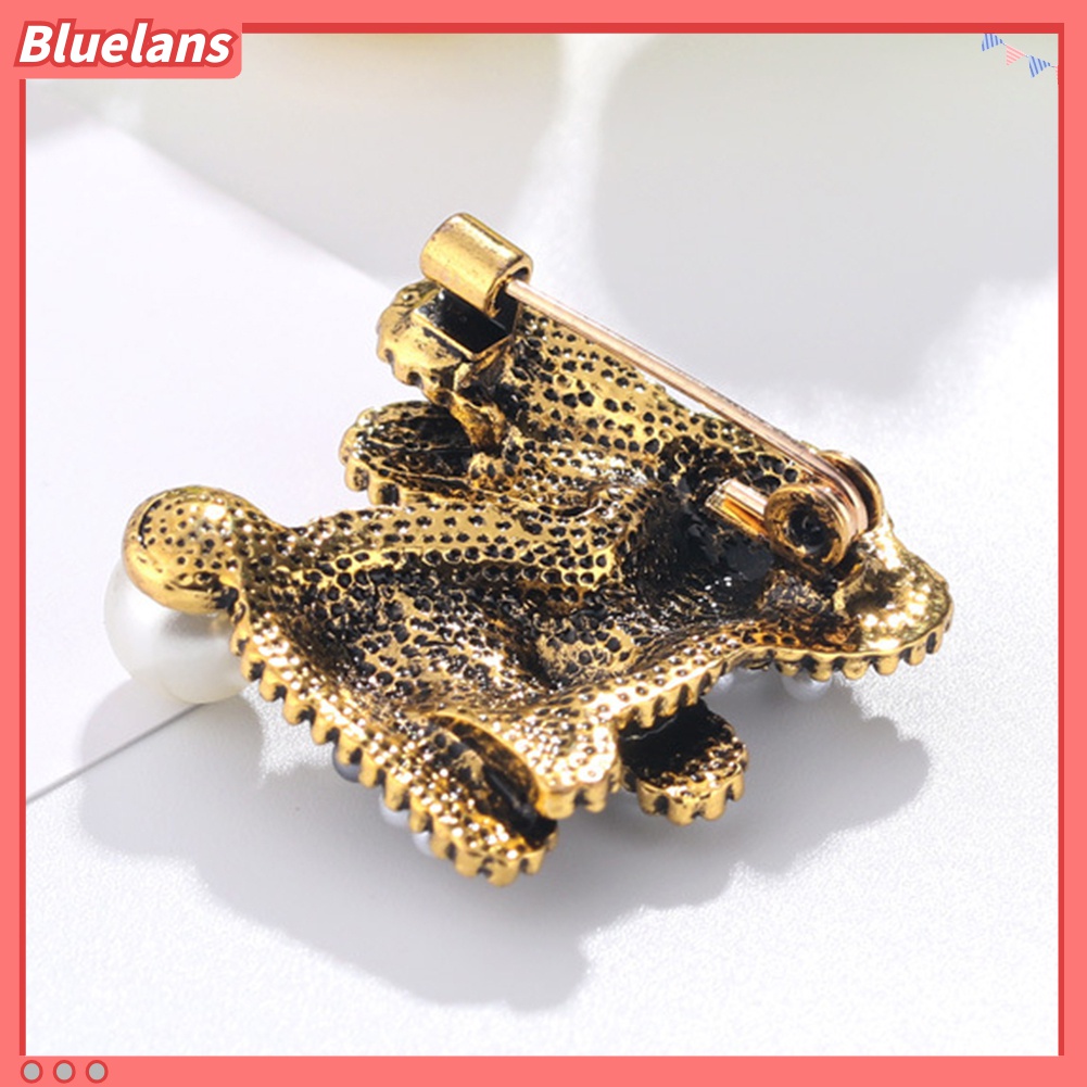 Bros Pin Bentuk Kelinci Aksen Mutiara Berlian Imitasi Untuk Wanita