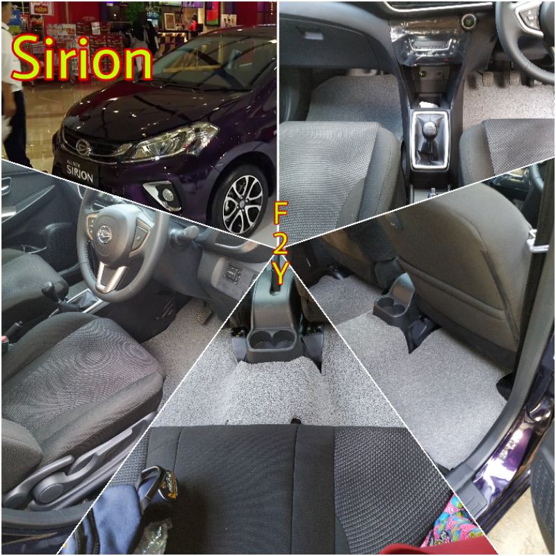 Karpet Mobil Mie Bihun YARIS SIRION 2 Baris Non Bagasi