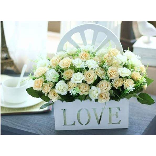 Love Hanging Flower / Bunga Mawar Kuncup Gantung Dinding Hiasan Rumah