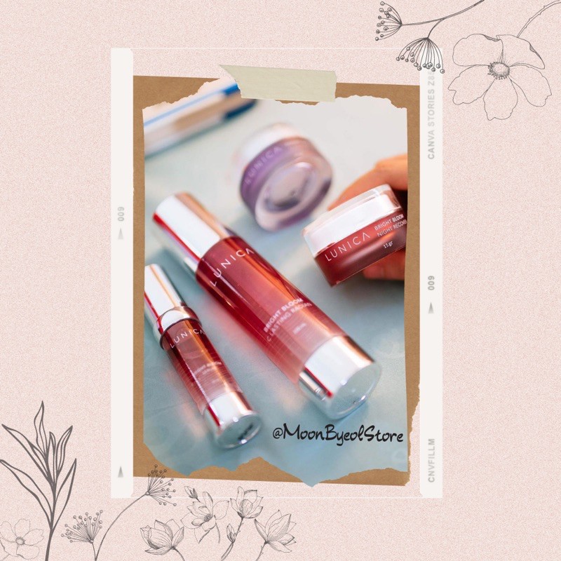 LUNICA -Paket Mencerahkan LUNICA Bright Bloom Package / SERUM WAJAH