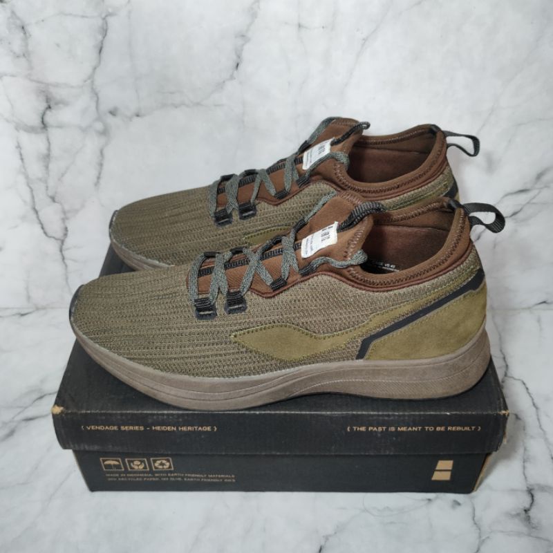 Sepatu Sneakers Brand Lokal Heiden Heritage Cage VS Dark Forest Original