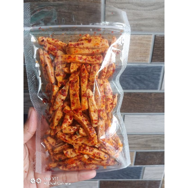 

basreng daun jeruk basreng pedas cemilan makanan ringan isi 100gram