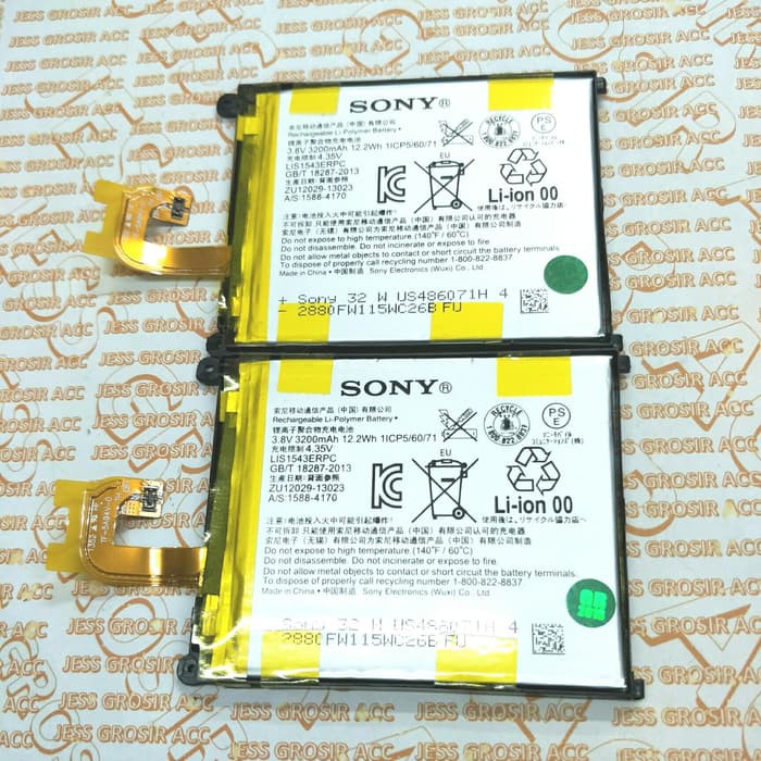 Baterai Battery Batre ORIGINAL SONY XPERIA Z2 D6502 D6503 D6543 L50W