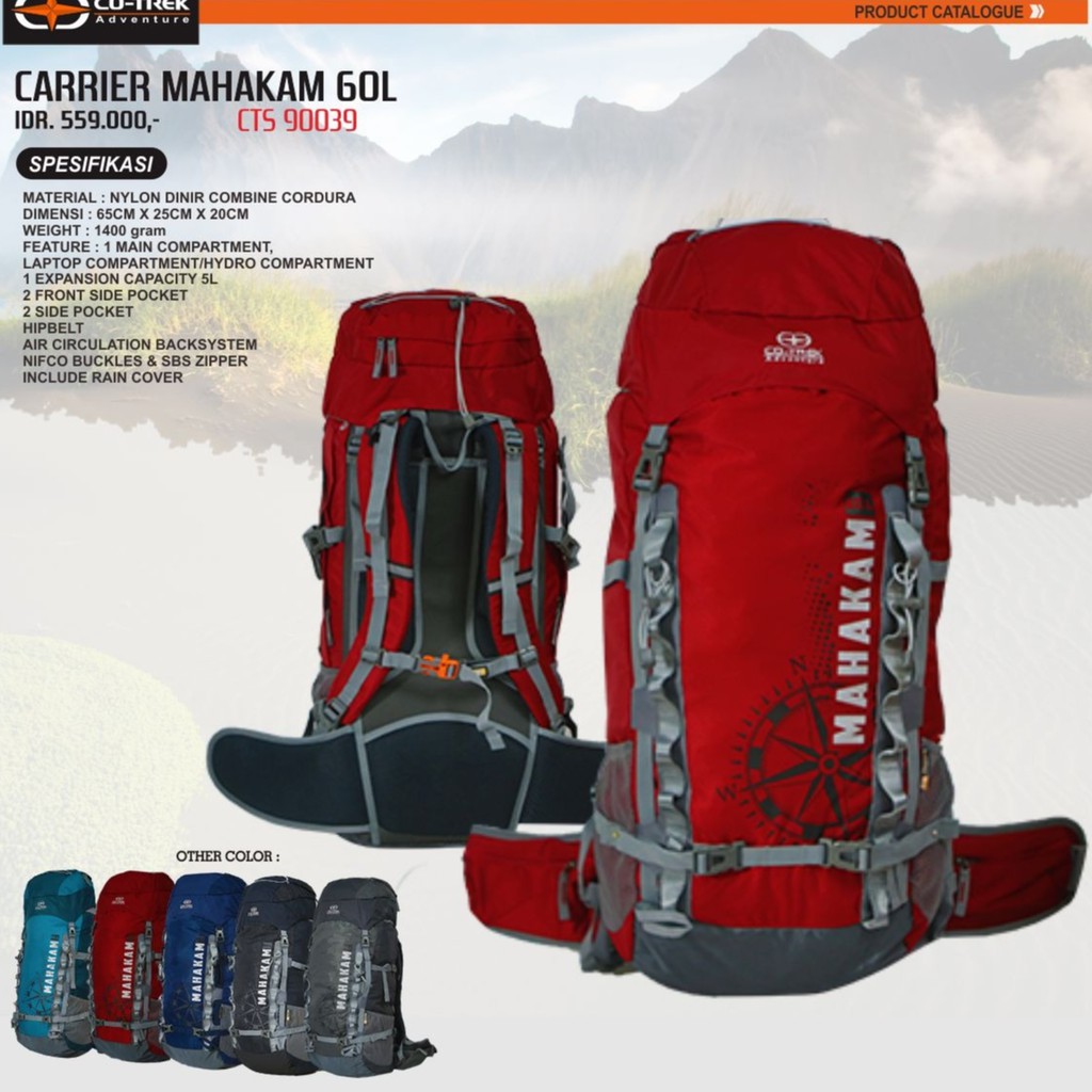 Carrier Co-Trek Mahakam 60 Liter Original Tas Gunung Cotrek