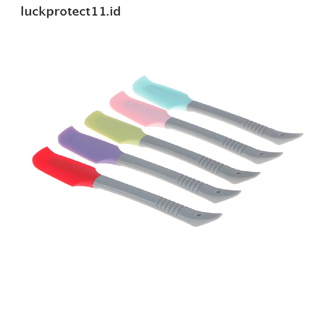 //HG&amp;ID// 1pc Mini Silicone Cream Butter Cake Spatula Mixing Batter Scraper Brush .