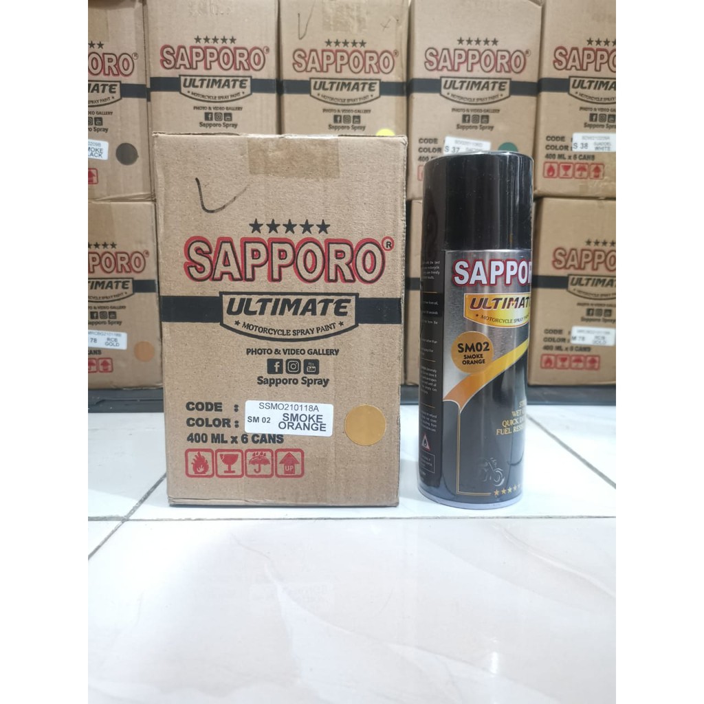 Cat Semprot Sapporo Ultimate Smoke Orange