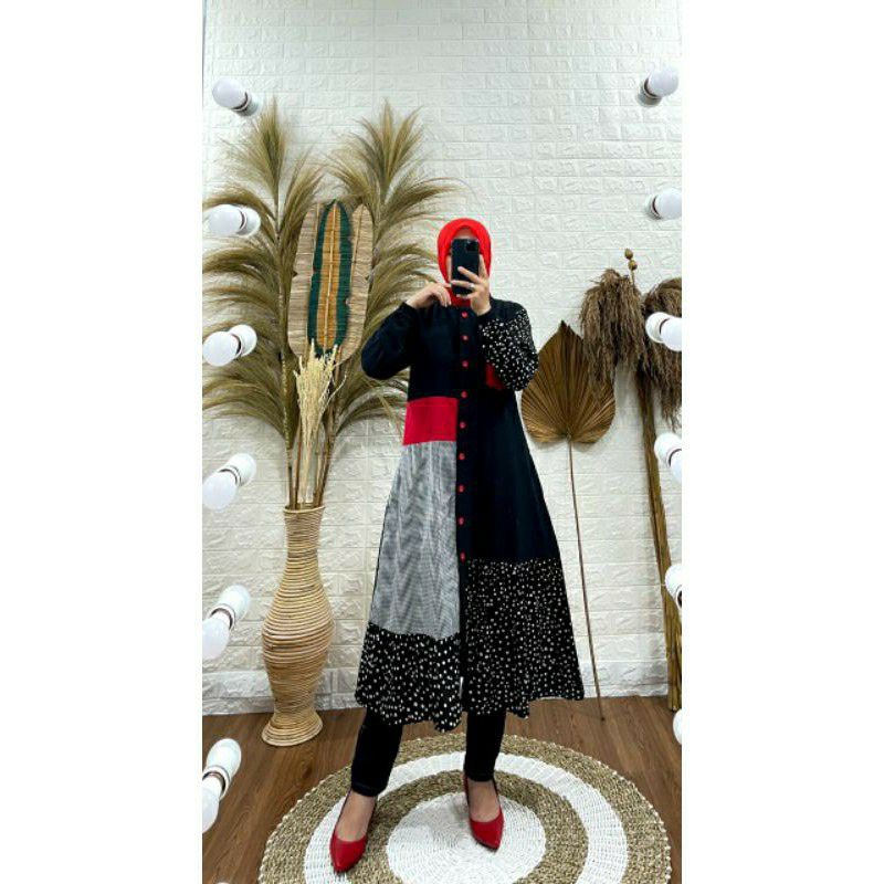 VRN ID- TUNIK SEMUT BY SYAINA ORIGINAL BRAND/ TUNIK WANITA/TUNIK MUSLIM/TUNIK