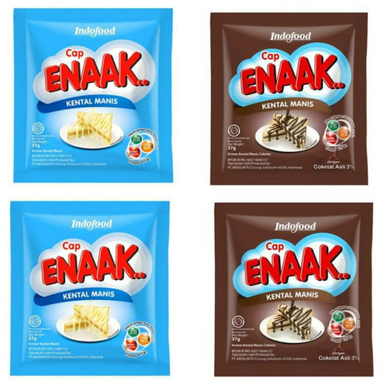 

Susu Cap Enak isi 6 sachet 37 gr