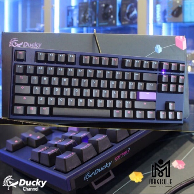 Ducky One 2 Midnight Mechanical Tkl Keyboard Shopee Indonesia