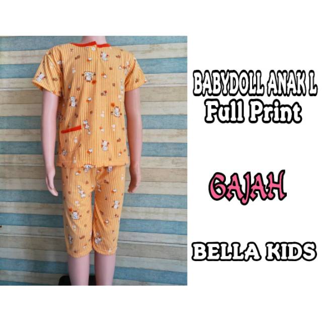 BABYDOLL BELLA ANAK L FP Gajah