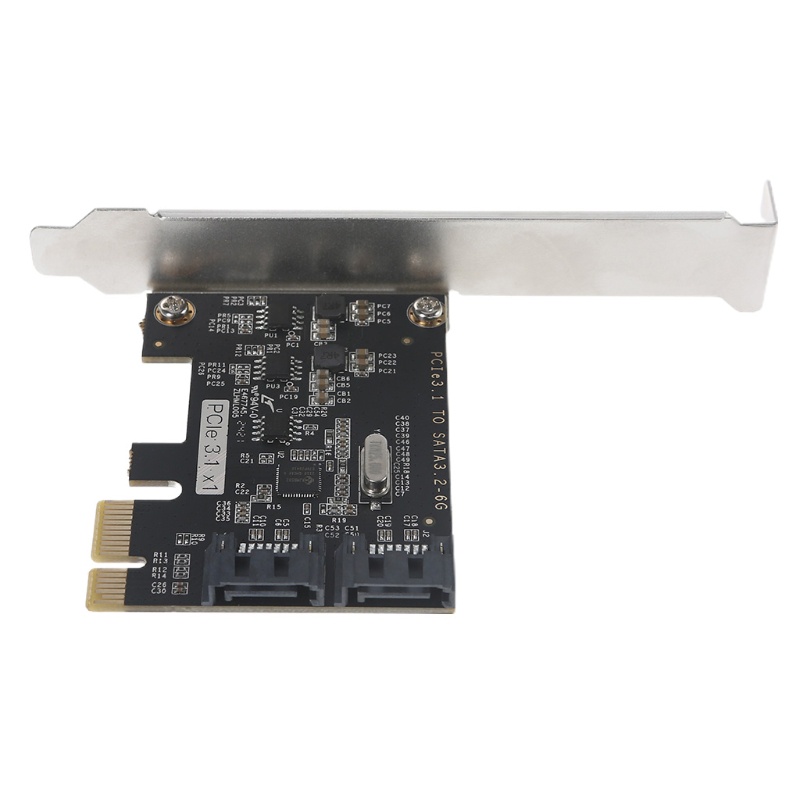 Btsg PCIe Ke 2port SATA3.0 6Gbps SSD Adapter PCI-e PCI Untuk Express x1 Controller Bo