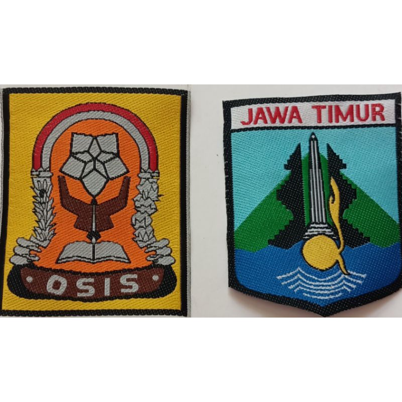

Bed seragam OSIS SMP, OSIS PRAMUKA, SURABAYA dan JAWA TIMUR