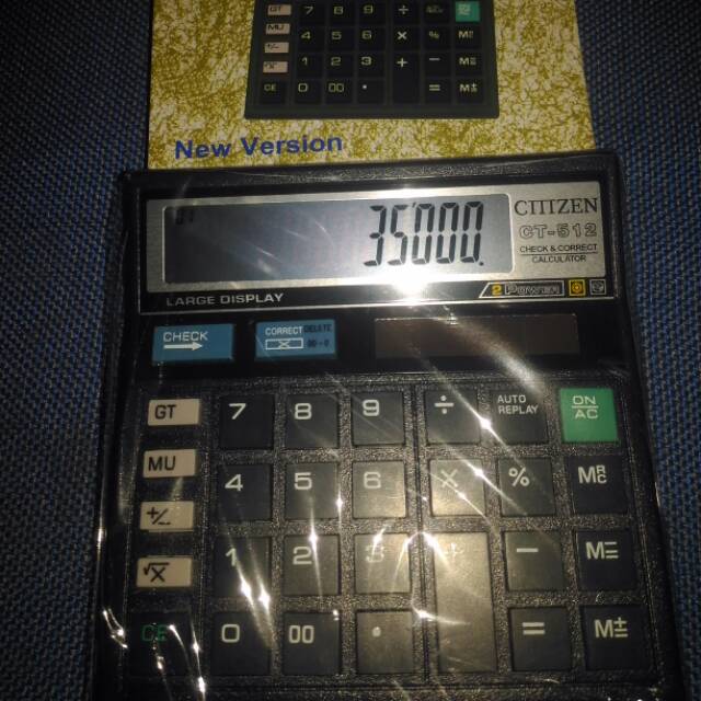 

KALKULAOR Citizen CT-512 New Version.