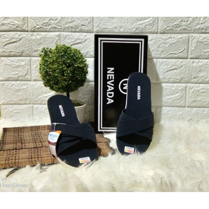 [GRATIS ONGKIR] PROMO SANDAL SLOP WANITA MURAH | SANDAL SLOP NVD POLOS-2