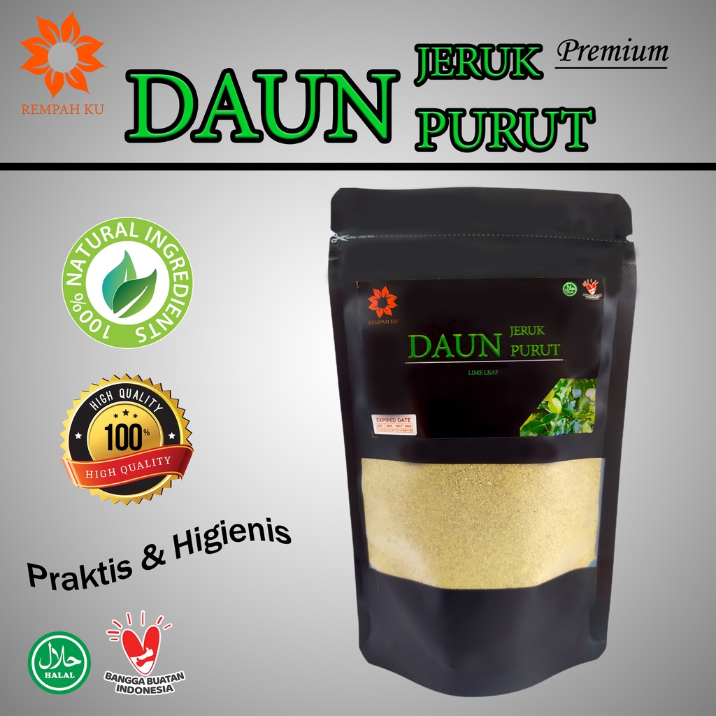 

Daun Jeruk Purut Bubuk 50gr Murni Alami