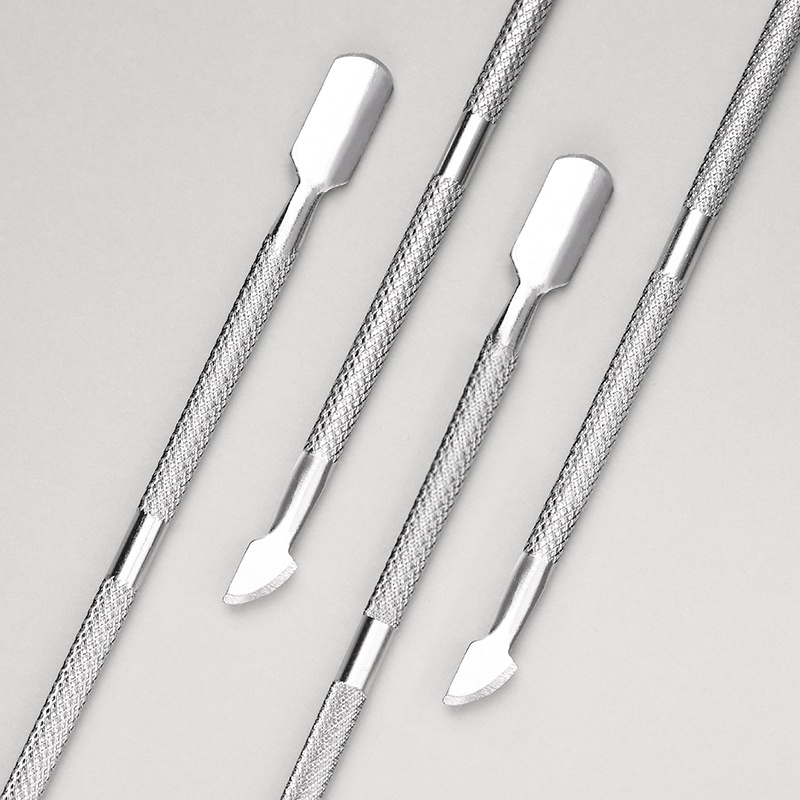1pc Alat Penghilang Kutikula Bahan Stainless Steel Untuk Nail Art