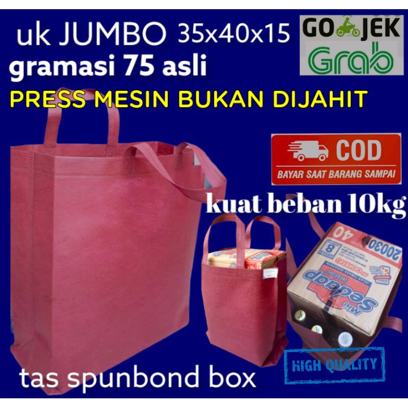 

GROSIR Tas Spunbond Box Press Goodie Bag Tas Hajatan