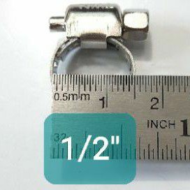 Hose Clamp Stainless Selang Klem 1/2&quot; inch 08-12MM (D4150)