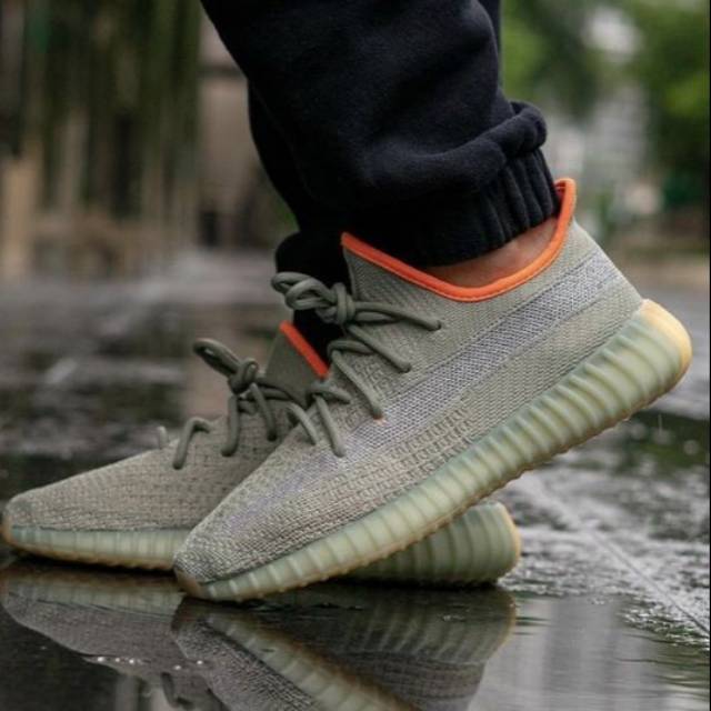 Sepatu Adidas Yeezy Boost 350 V2 Desert Sage PREMIUM ORIGINAL, BNIB