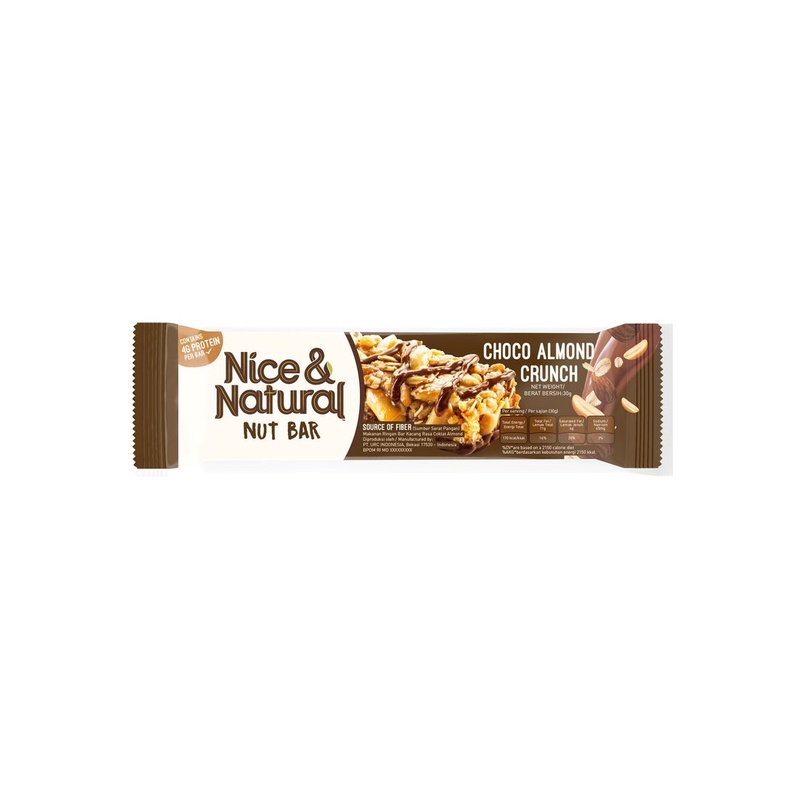 

Nice & Natural Nut Bar Choco Almond 30G - Alhanan/04