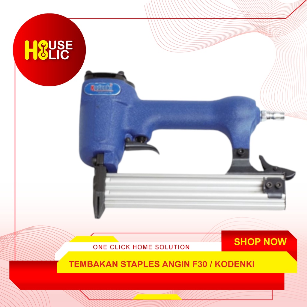 

Tembakan Staples Angin Gun Air Nailer F30 Paku Tembak Stapler Kodenki