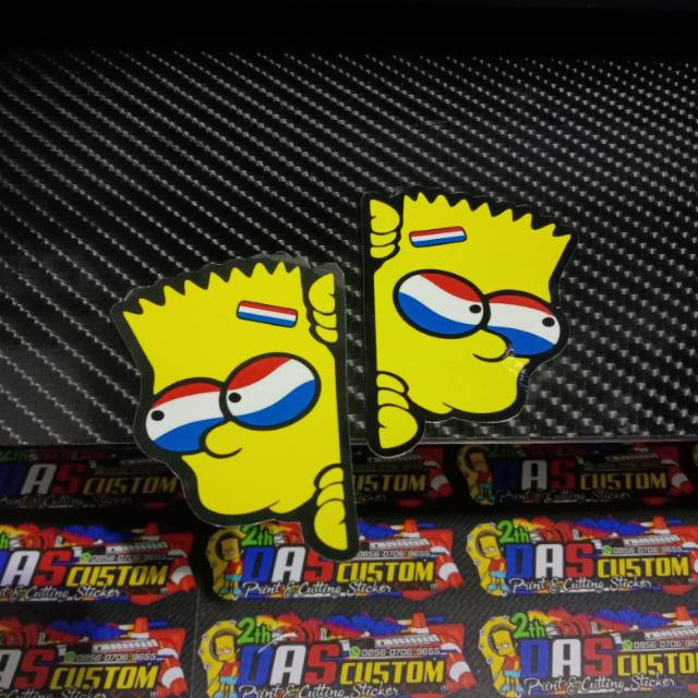 Sticker printing the simpsons minim pembelian harus 20rb