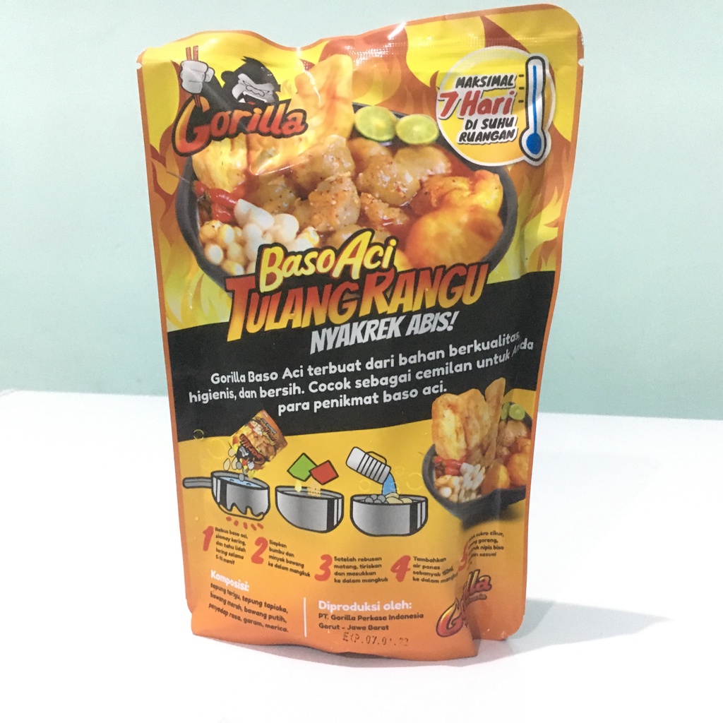 

PROMO BASO ACI GORILLA TULANG RANGU/GLEDEK MURAH