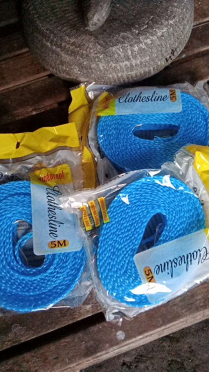 Tali Jemuran Baju Praktis Cloth Line Slip Jemuran Pakaian Model Pagar