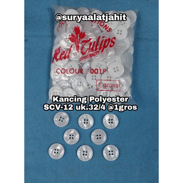 Kancing Italy uk.32/4 SCV-12 @1gros =rp.52.000/1gros