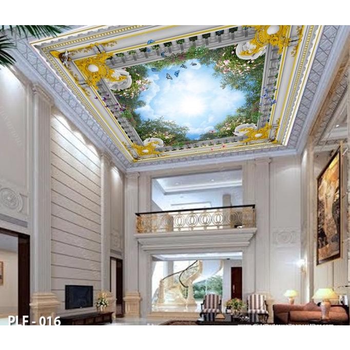 Wallpaper Plafon | Wallpaper Plafon langit Cerah 1 | Bhn Vinyl Stiker Termurah