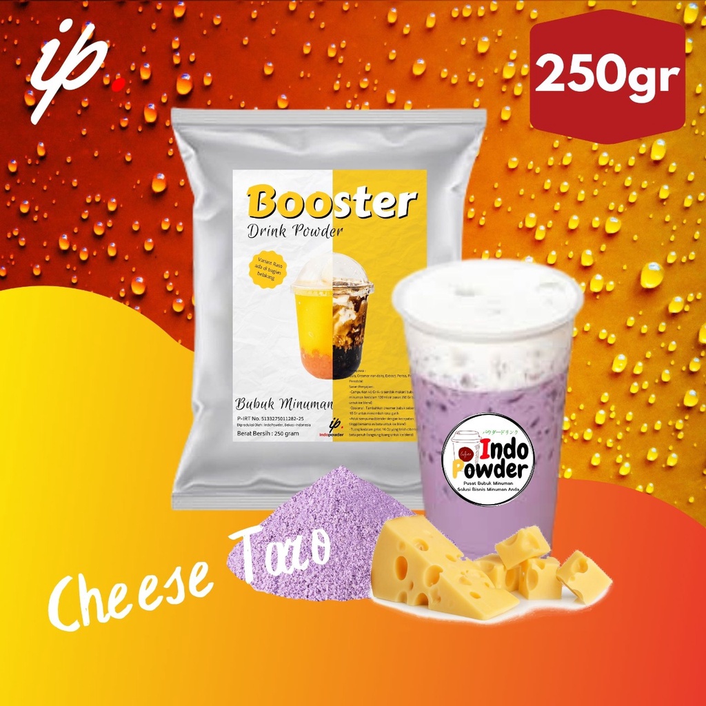 250 GRAM - Bubuk CHEESE TARO 250gr - Bubuk Minuman CHEESE TARO 250gr