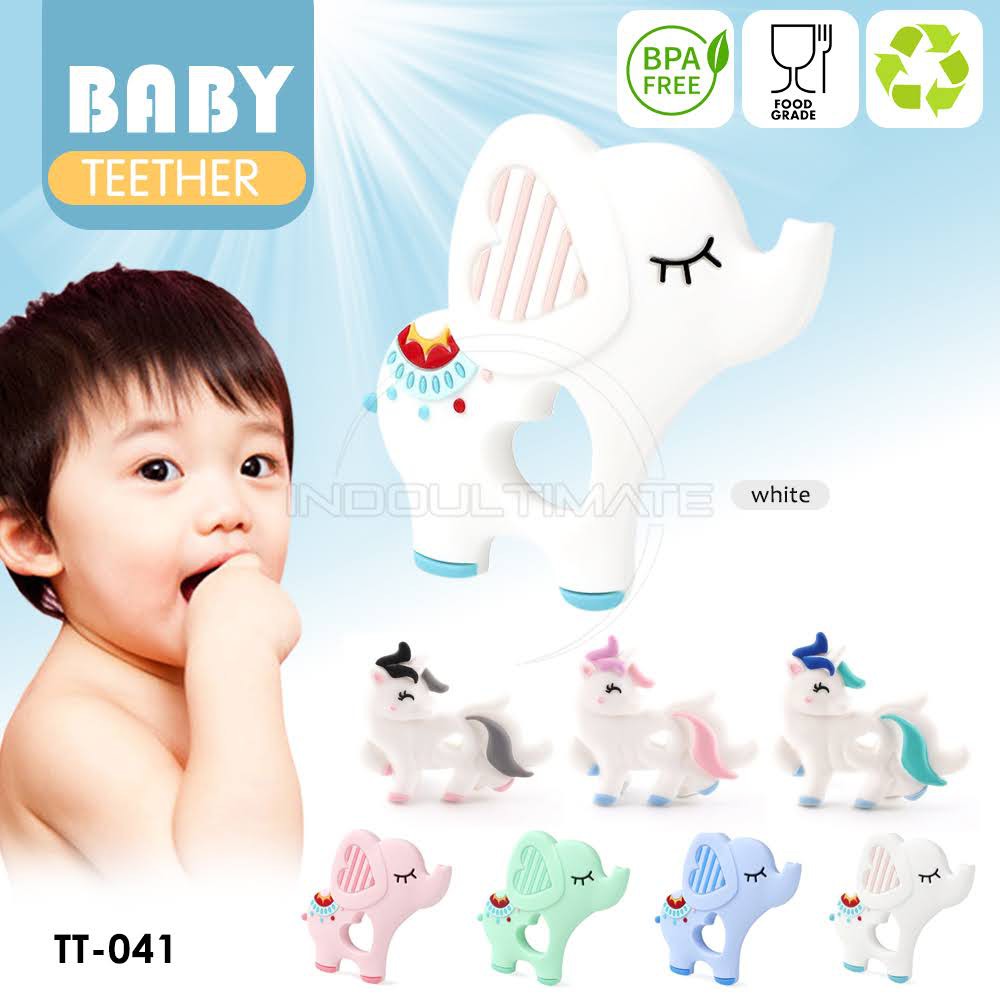 Mainan Bayi Gigitan Bayi hewan Silicone Baby Teether animal  Silicone Teether TT-01 mainan anak