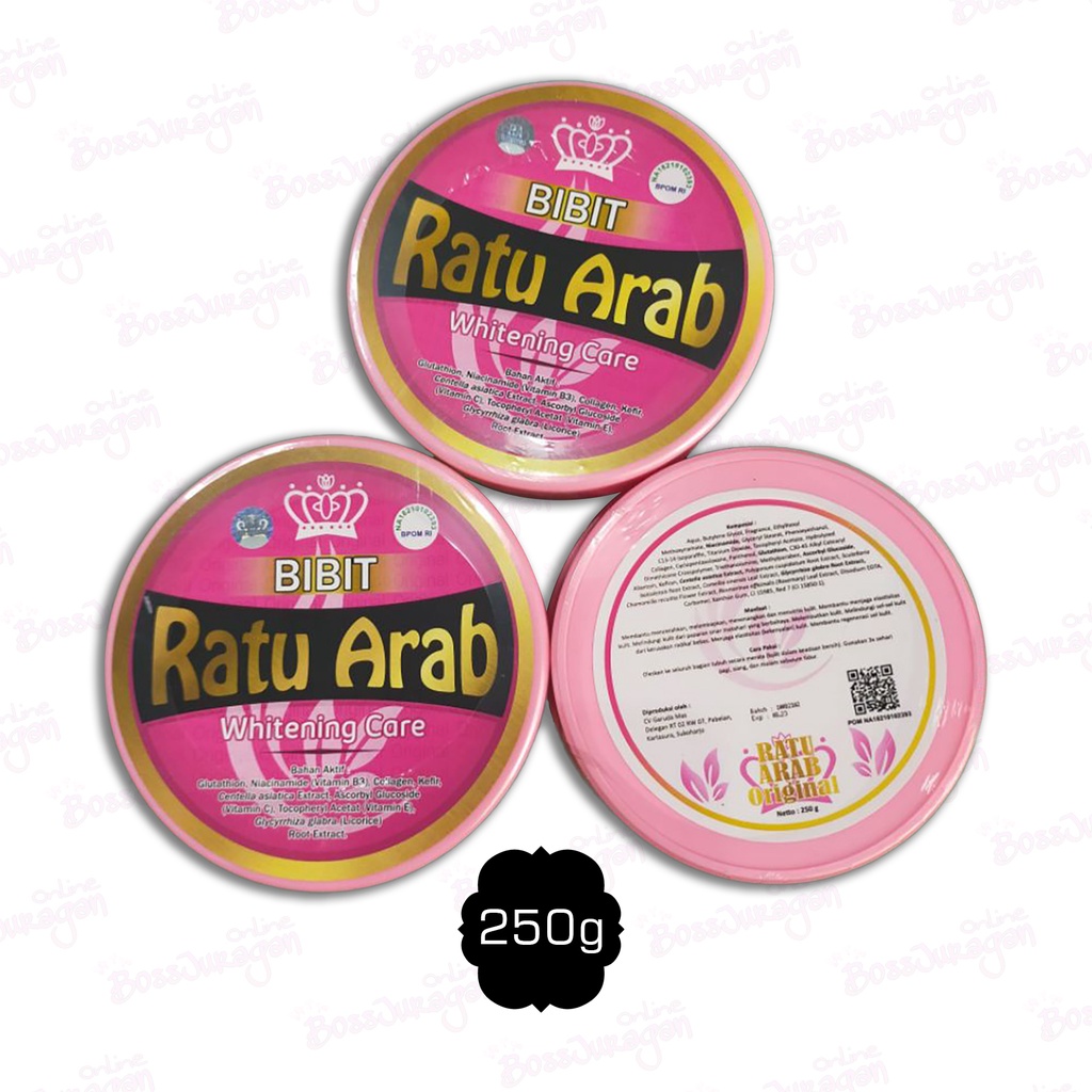 (BOSS) Original Bibit Ratu Arab/ Lotion Pemutih Kulit Ampuh Sudah Bpom