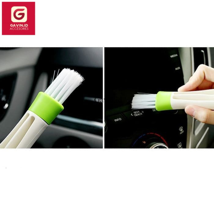 Sapu Kecil Mini Alat Pembersih Sikat AC Mobil Keyboard Dashboard Kuas Untuk Benda Kecil