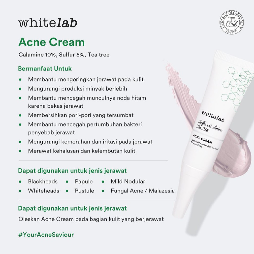 [BPOM] WHITELAB - Acne Cream 10ML