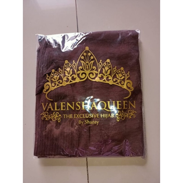 KHIMAR TALI CLARA XL ORIGINAL VALENSHA QUEEN-Choco