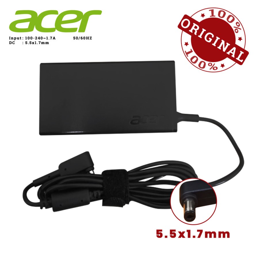 Adaptor charger 19v 3.42a Dc 5.5x1.7mm 65w new 2016 for laptop acer aspire 4739 4740 4741 4315 4750 etc A11-065N1A - Adapter notebook