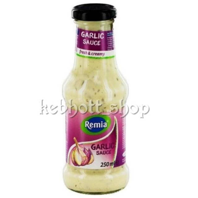 

Remia Garlic Sauce fresh & creamy 250 gr