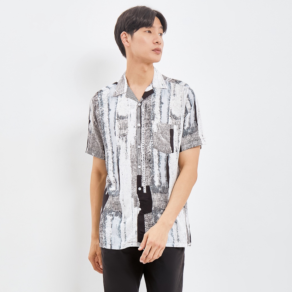 RAN Kemeja Hawaiian Unisex Printing - Daley Casual Shirt E-2014.