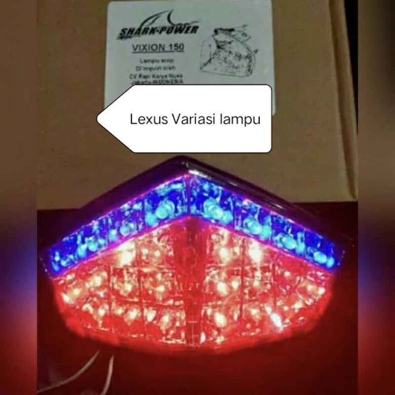 lampu stop led belakang variasi motor vixion new