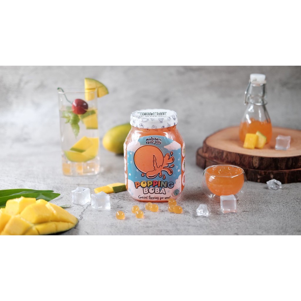 

POPPING BOBA RASA MANGGA 500 GRM / TOPPING MINUMAN TERMURAH DAN KEKINIAN